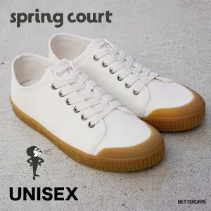 【2400円OFFクーポン配布中4月お買い物マラソン】スプリングコート スニーカー メンズ レディース オーガニック キャンバス G2 ORGANIC HEAVY CANVAS VINTAGE OFF WHITE Spring Court 23-28cm 靴 【国内正規品】