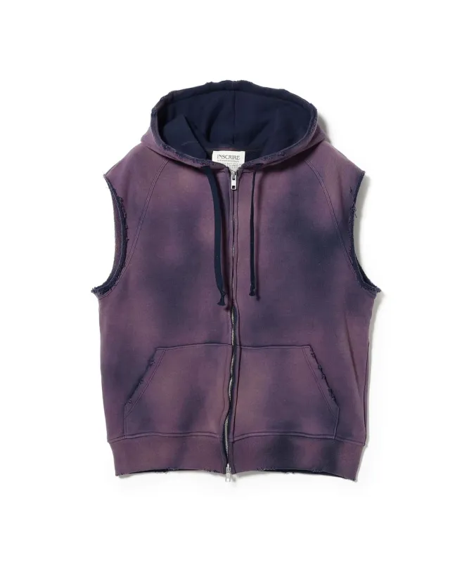 INSCRIRE アンスクリア / Sweat Sleeveless Hoodie トップス MEN NAVY M