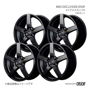 MID EXCLUSIVE/050F レヴォーグ VM4/VMG 2014/6～2017/8 アルミホイール4本セット【17×7.0J 5-114.3 INSET48 SGG】L60477057348FG00×4