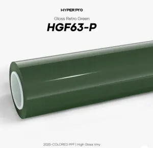 KKVINYL HyperPRO カラーPPF Gloss Retro Green HGF63-P(1.52mx15m)