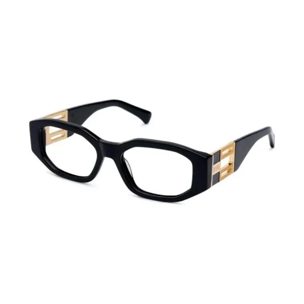 9FIVE / nine five ナインファイブ 9five LEVELS Black & 24k Gold Clear Lens Glasses サングラス 眼鏡