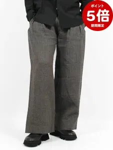 期間限定P5倍【K'ANG / カング】 【25SS】エクストラ ラージ フィット トラウザー / EXTRA LARGE FIT TROUSERS / ダークグレイ