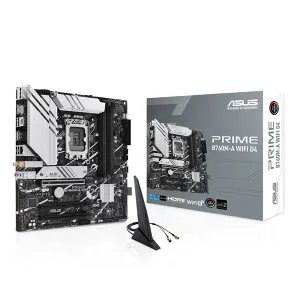 ASUS PRIME B760M-A WIFI D4 intel 第14・13・12世代 CPU対応 LGA1700 B760 搭載 DDR4 mATX マザーボード