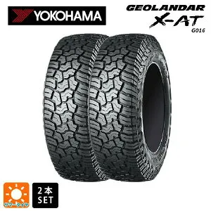 サマータイヤ2本 285/75R18 129/126Q 18インチ ヨコハマ ジオランダー X-AT G016 ブラックレター 正規品 YOKOHAMA GEOLANDAR X-AT G016(RBL) 新品
