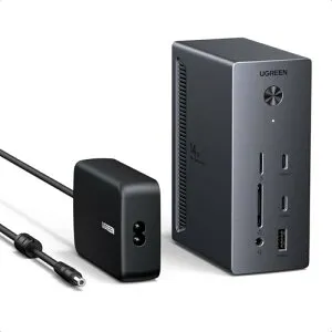 UGREEN Revodok Pro 314 USB-C ドッキングステーション 3画面対応 2つのHDMI & DP搭載 14-in-1【HD