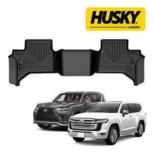 【楽天お買い物マラソン★エントリーでP10倍！】【HUSKY LINERS 正規品】X-act Contour オールウェザーフロアマット ラバーマット ブラック 50881 リア 2列目 後部座席 セカンドシート トヨタ ランド