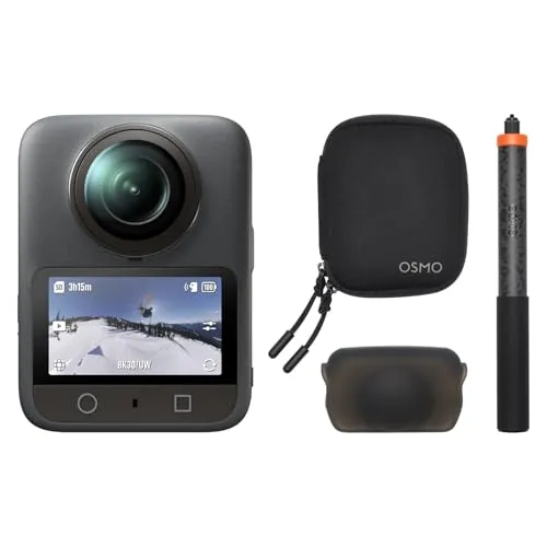 DJI Osmo 360 エレベーテッドビューコンボ、1インチ360°イメージングエリアを備えた360°カメラ、170° FOV、ネイティブ8K 360°動画 、マグネットクイックリリース設計、スポーツ、Vlog用アクションカメラ