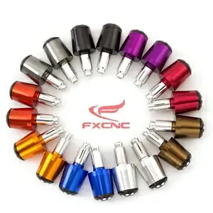 アルミオートバイ 7/8 ハンドルバーエンドグリッププラグスライダー 22mm CNC ブラック Aluminum Motorcycle 7/8 Handle Bars Ends Grips Plug Slider 22mm CNC Black 【並行輸入品】