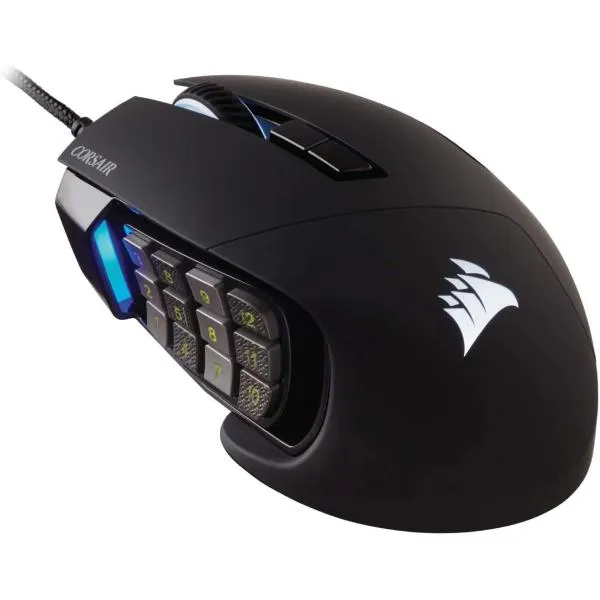 【新品】１週間以内発送 Corsair SCIMITAR RGB ELITE USB ゲーミングマウス 多ボタン RGB搭載 CH-9304211-AP MS431 コルセア ゲーム 有線