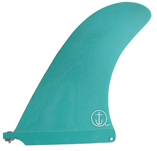 CAPTAIN FIN キャプテンフィン CF PIVOT 9.5 ピボットフィン SINGLE FIN ロングボード用フィン (TEAL, 9.5)