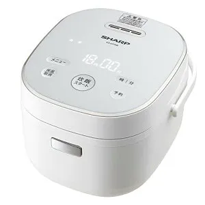 シャープ 炊飯器 KS-CF05B-W 3合 一人暮らし マイコン パン調理機能 ホワイト
