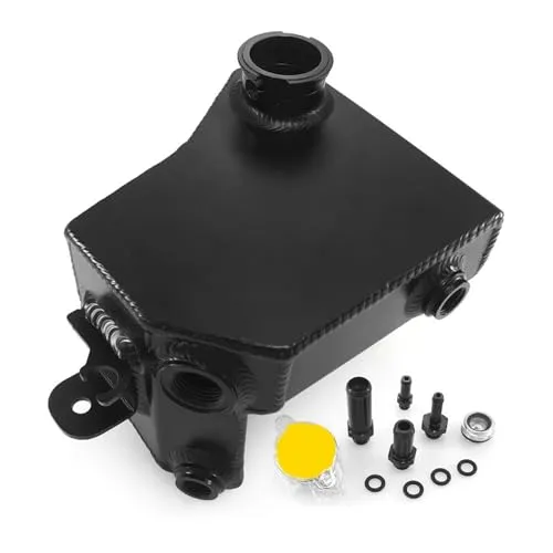 オートバイ用クーラントリザーバー 適合ホンダシビック FK8 FL5 FK7 FC1 に適合アキュラ 2017-22 オーバーフロータンクリザーバー缶 191015BFG01適合 車用ラジエーターリザーブタンク(Black)
