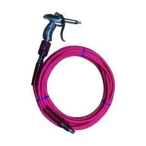 ヤマトエンジニアリング PVCエアホース ボタン式カップリング付 ブローガンセット H85BT-D100-20 1点