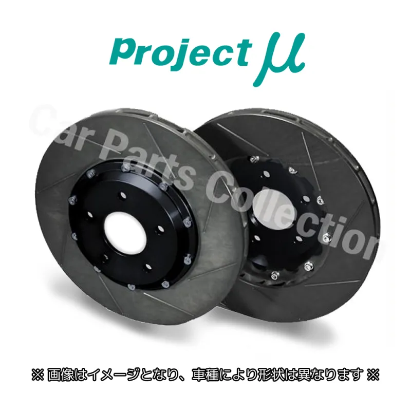 フェアレディＺ RZ34 (22/04～) プロジェクトミュー ブレーキローター SCR-PRO Black フロント1セット GPRN018BK ※要詳細確認