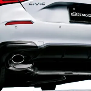 無限 マフラー【 スポーツエキゾーストシステム マフラーガーニッシュ艶消黒付属 】 シビック ≪ ガソリン車 2WD車 ≫ 型式 5BA-FL1/6BA-FL1 年式 2021/9- グレード RS/LX/EX ※バンパー要加工 ≪ オー