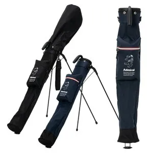 アドミラルゴルフ セルフスタンド メンズ レディース スタンドバッグ クラブケース 46インチ対応 5～6本収納 フードカバー付き ショルダーベルト付き ブランド ロゴ ADMG6AK1 Admiral Golf
