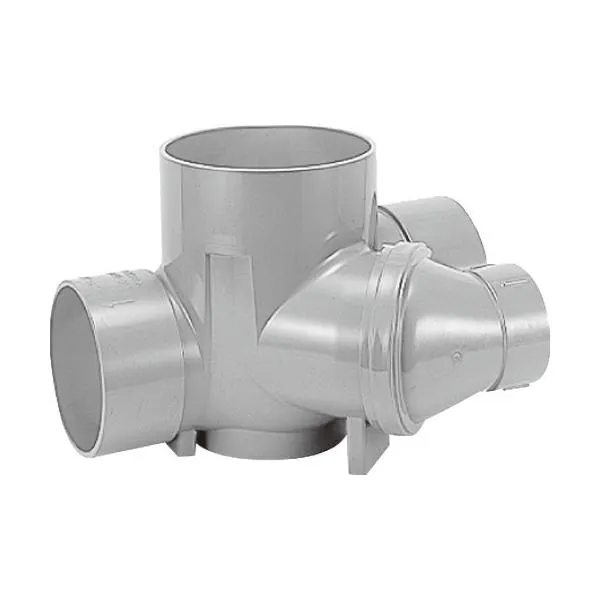 下水道関連製品＞ビニマス＞MM 150-200シリーズ 平行90度変角合流段差付(MYS MM-MYS左150-200 Mコード：41812 前澤化成工業