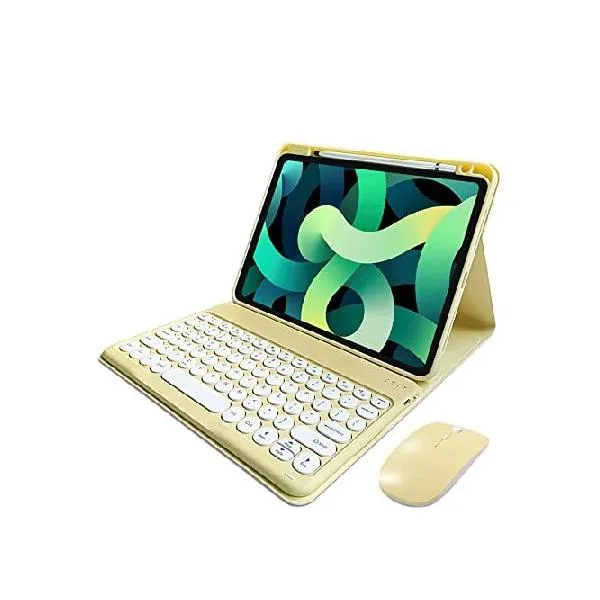 kaitesi Keyboard Case Compatible with iPad mini A17 Pro/iPad mini 6th Generation Case with Keyboard Mouse Magnetically Detachable Color Keybo_並行輸入
