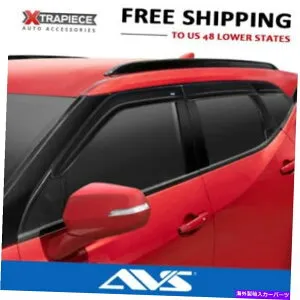 ウィンドウバイザー 19-22 Chevy Blazer AVSロープロファイルウィンドウventバイザーレインガードデフレクター6 PCS 19-22 Chevy Blazer AVS LOW PROFILE Window Vent Visor Rain Guards Deflector 6 pcs【並行輸入品】