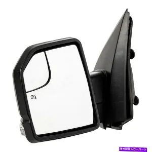 USミラー 信号灯を備えたフォードF150用のミラーパワー加熱テクスチャブラックドライバーサイド Mirror Power Heated Textured Black Driver Side for Ford F150 With Signal Light【並行輸入品】