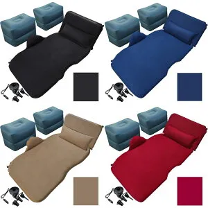 レクサス ES300 XV10 車中泊 マット ベッド 車 エアーマットレス アウトドア キャンプ 防災グッズ ポンプ 枕 クッション付き 4色 CBE