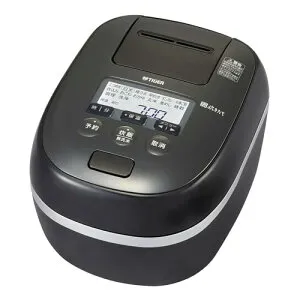 タイガー魔法瓶TIGER 炊飯器 3.5合 圧力IH式 ご泡火炊き 土鍋かまどコート釜 ブラック JPDG06NK