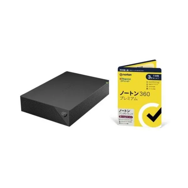 HD-SGDA6U3-B Seagate製ドライブ内蔵 CMR方式採用 HDD 6TB + ノートン 360 プレミアム/アンチトラック 同時購入 3年5台版 ヤマダ専用セット