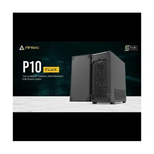 ANTEC 防音パネル搭載 冷却型ミドルタワーPCケース P10 FLUX(65-5649-23) 取り寄せ商品