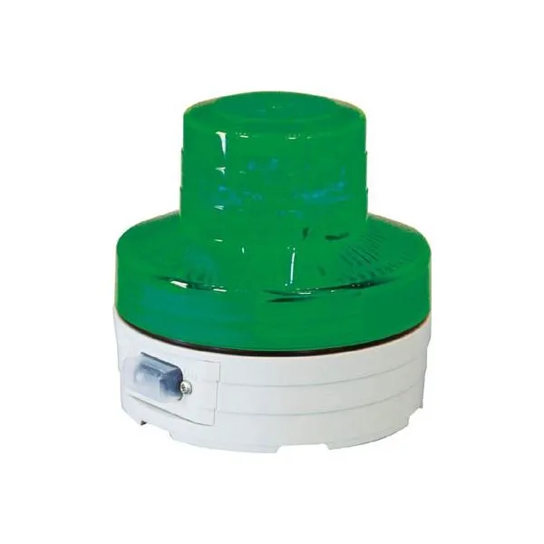 日動 電池式ＬＥＤ回転灯 ニコＵＦＯ 夜間自動点灯タイプ 緑 NU-BG 安全用品・標識・工事灯
