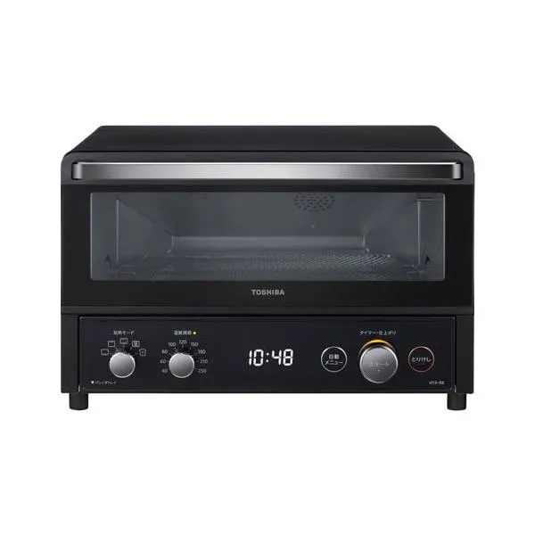 東芝 オーブントースター 4枚焼き 温度調節機能 自動メニュー HTR-R8(K) ( 1台 )/ 東芝(TOSHIBA)
