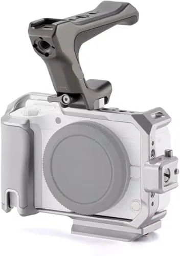 NATO トップ ハンドルが付いている完全に拡張された保護カメラ ケージ、キヤノン、EOS R50 V カメラ アクセサリーと互換性があります(TA-T83-A-S)