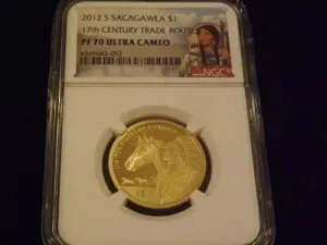 2012-S $1 サカガウィア NGC PF 70 ウルトラ カメオ