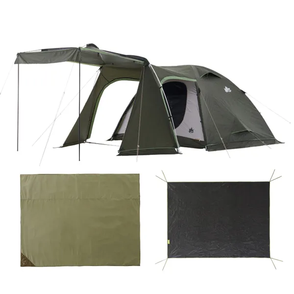 ロゴス neos PANEL Breeze 2ルーム Lセット-BC 71208017 アウトドア 3～4人用 4人用 キャンプ用品 テント マット シート セット 難燃