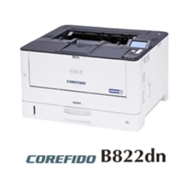 OKI COREFIDO 2 LEDプリンター(モノクロ/USB2.0/LAN/スタンダードモデル/A3/5年間無償保証/メンテナンス品無償提供) B822DN