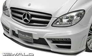 【M's】W639 ベンツ Vクラス ビアノ 前期 (2003y-2011y) WALD BLACK BISON フロントバンパースポイラー ／／ FRP 未塗装 ヴァルド バルド エアロ パーツ 部品 外装 社外 正規 本物 改造 カスタム ドレスア