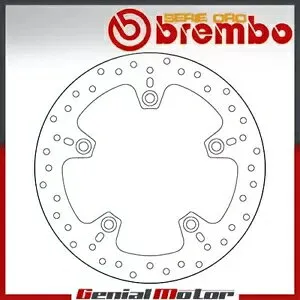 ブレーキディスク固定 Brembo Oro リア BMW R 1200 GS ADVENTURE 1200 2008 - 2012- Brake disc fixed Brembo Oro rear BMW R 1200 GS ADVENTURE 1200 2008 - 2012- 【並行輸入品】