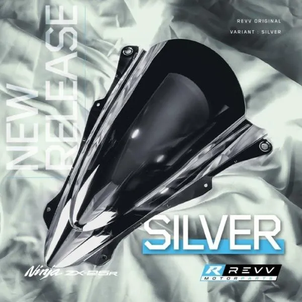 Revv レブ Iridium Windshield Color：Silver ZX-25R ZX-4R ZX-4RR KAWASAKI カワサキ スクリーン 外装