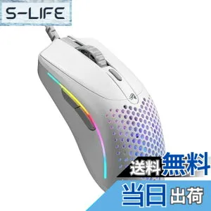 【送料無料】Glorious Model O 2 Mini Matte White 軽量 有線 ゲーミングマウス GLO-MS-OMV2-MW MS0739
