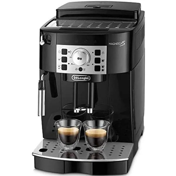 エントリーモデルデロンギ(DeLonghi) 全自動コーヒーメーカー マグニフィカS ミルク泡立て:手動 ブラック ECAM22112B