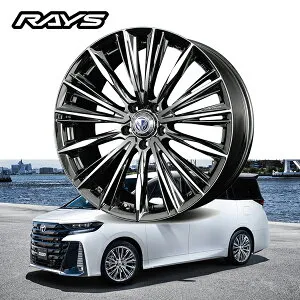 40系 アルファード ALPHARD ヴェルファイア VELLFIRE【送料無料・4本セット】RAYS レイズ ホイール VERSUS VOUGE 20x8.5J +45 5-120 クロモイタリアーノ(RB)