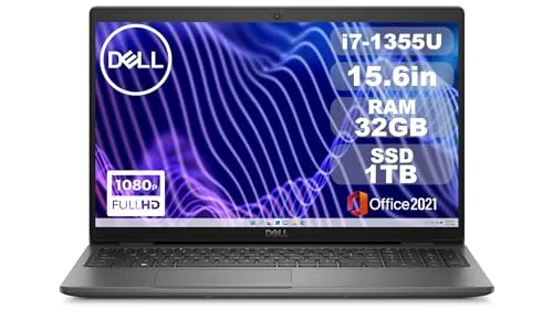 【整備済み品】 Dell Latitude 3540 ノートパソコン 15.6インチ FHD(1920×1080) Core i7-1355U メモリ32GB SSD 1TB Windows11 Pro/Office 2021/ Wi-Fi6E/type-
