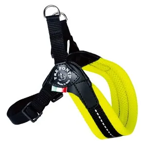 Tre Ponti (トレポンティ)Fibbia adjustable type SOFT MESH フィッビア ソフトメッシュ 調節可能 クッション性 通気性良し ハーネス 犬用 (LTP123) (3.5号, イエロー)