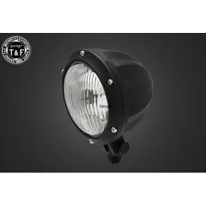 ガレージT&F 4.5in シトラスヘッドライト(マットブラック)クリアーレンズ+ステーC イントルーダーLC250 4024143 JP店