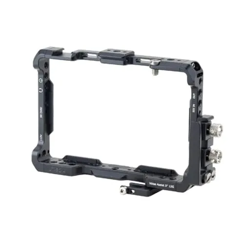 Blackmagic Video Assist 5インチ 12G / 3G用モニターケージ HDMIとUSB-Cケーブルクランプ付きNitzeケージ