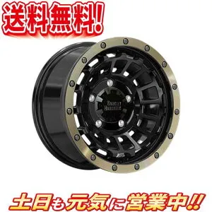 ホイール HOT STUFF バークレイ ハードロック ローガン BK/BRC 17インチ 4本セット 5H114.3 7J+38 業販4本購入で送料無料 4G デリカD5 エクストレイル RAV4 CX-5