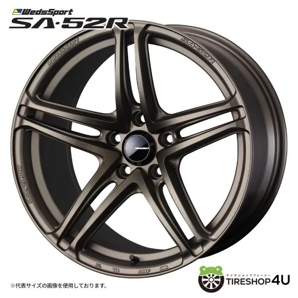 4本購入で送料無料 Weds Sport SA-52R SA52R 16x5.0J 4/100 +45 EJ-BRO2 イージェーブロンズツー 新品ホイール1本価格 【代引き不可】
