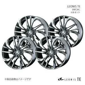 LEONIS TE エクリプスクロス GK/GL系 ホイール 4本セット 0038784×4【18×8.0J 5-114.3 INSET42 BMCMC(ブラックメタルコートミラーカット)】