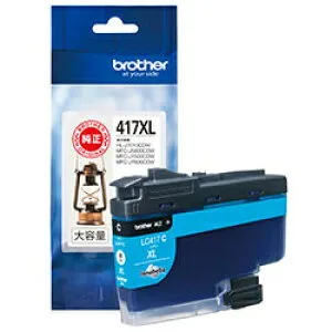 【在庫目安:あり】【送料無料】LC417XLC 【ブラザー純正】インクカートリッジ シアン（大容量） 対応型番：MFC-J7500CDW、MFC-J5800CDW他| インク インクカートリッジ インクタンク 純正 純正インク