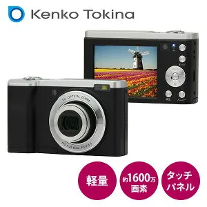 光学5倍ズームデジタルカメラ 1600万画素 広角 望遠 コンパクトデジタルカメラ KC-ZM08 コンデジ タッチパネル式 リアカメラ オートフォーカス 自撮り 動画撮影 スローモーション ウェブカメラ