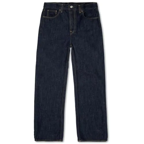 NUDIE JEANS ヌーディー ジーンズ TUFF TONY One Wash ワイド ストレートデニム (JP, ウエスト& 股下, 32, 30, One Wash) [並行輸入品]